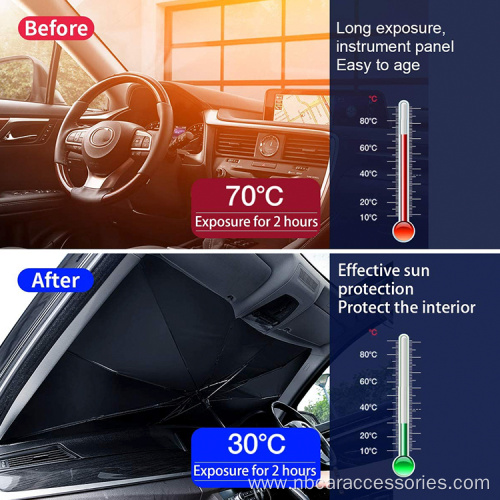 Windshield Sun Shade Foldable Reflector Windshields Umbrella